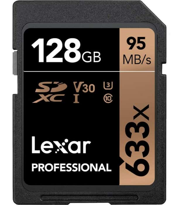 کارت حافظه  لکسار professional 633x UHS-I SDHC 128GB 185065